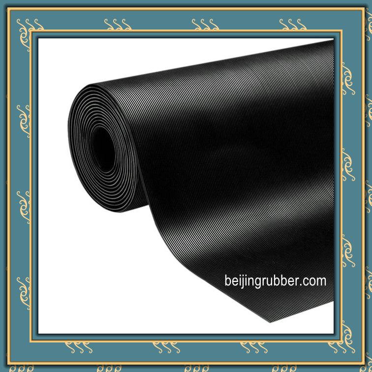 Ribbed Rubber Matting  Corrugated Rubber Runner